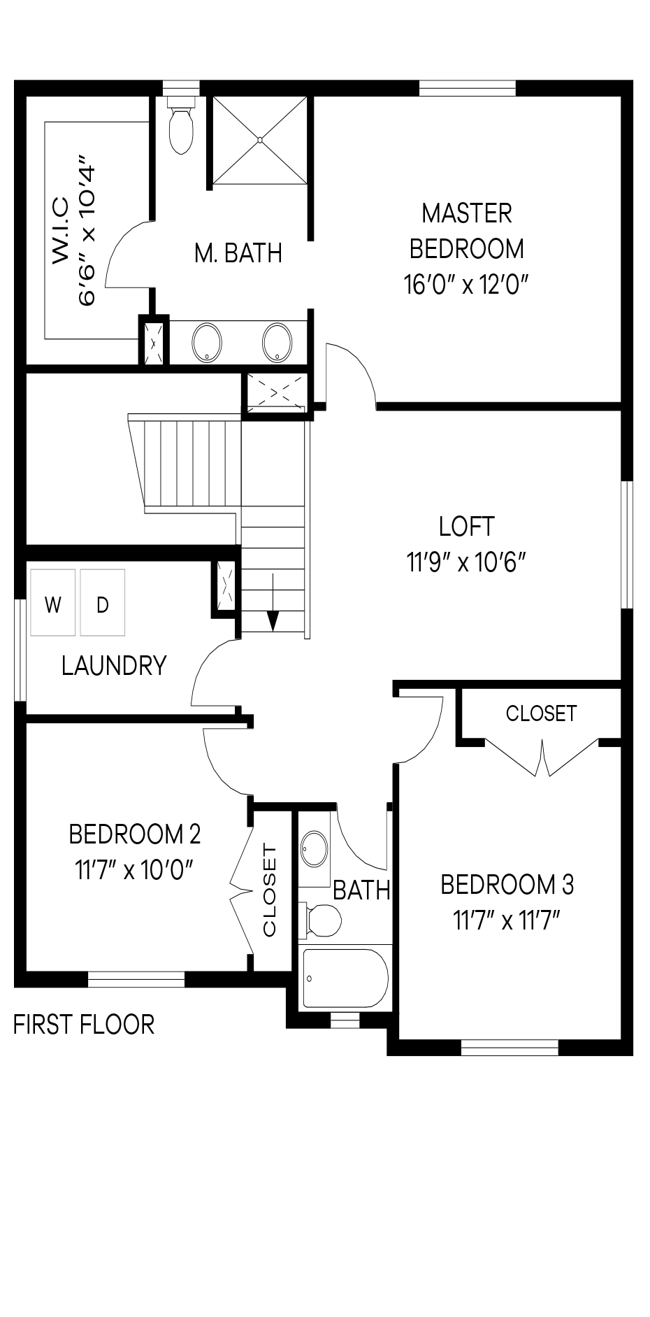 1,861 Plan - Floor 2
